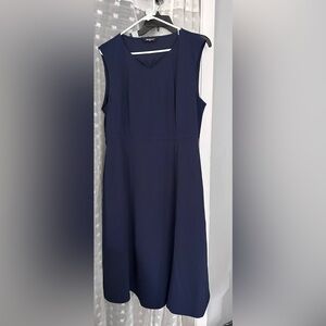 Allegra K Navy Midi Dress